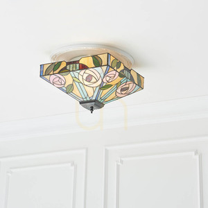 Plafond Interiors Tiffany multicolor sklo oceľ 2xE27 70699 small 3