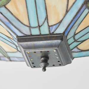 Plafond Interiors Tiffany multicolor sklo oceľ 2xE27 70699 small 6