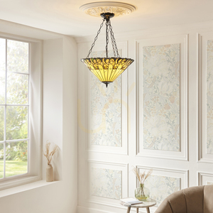 Tiffany závesná lampa Interiors Jamelia multicolor 111881 small 2