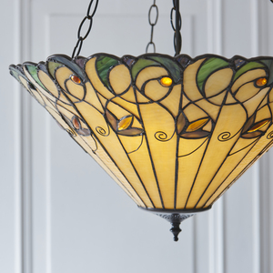 Tiffany závesná lampa Interiors Jamelia multicolor 111881 small 4