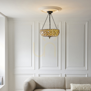 Tiffany závesná lampa Interiors Mille Feux multicolor 111882 small 1