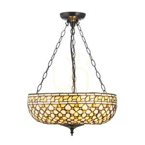Tiffany závesná lampa Interiors Mille Feux multicolor 111882 small 0