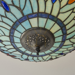 Stropné svetlo Interiors Dragonfly Tiffany modré 3x E27 41 cm 111897 small 5