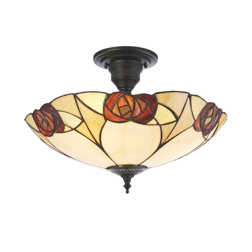 Skontrolujte Stropné svietidlo Interiors Ingram Tiffany viacfarebné 45 cm 111907