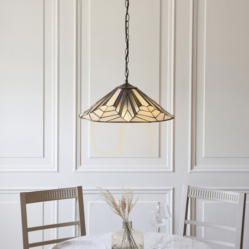 Skontrolujte Prívesné svietidlo Interiors Astoria Tiffany viacfarebné 3xE27 111922
