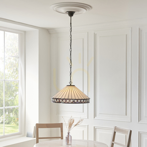 Závesné svietidlo Interiors Fargo Tiffany 3xE27 multicolor 50 cm 111961 small 3
