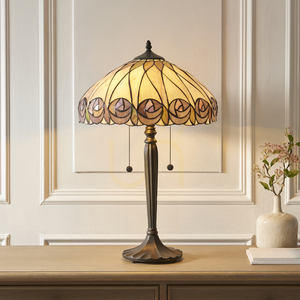 Stolová lampa Interiors Tiffany multicolor E27 2×40 cm 112184 small 1