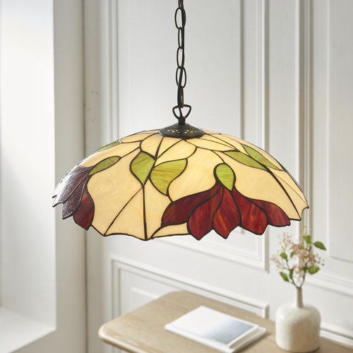 Skontrolujte Tiffany závesné svietidlo Interiors Botanica viacfarebné 112246