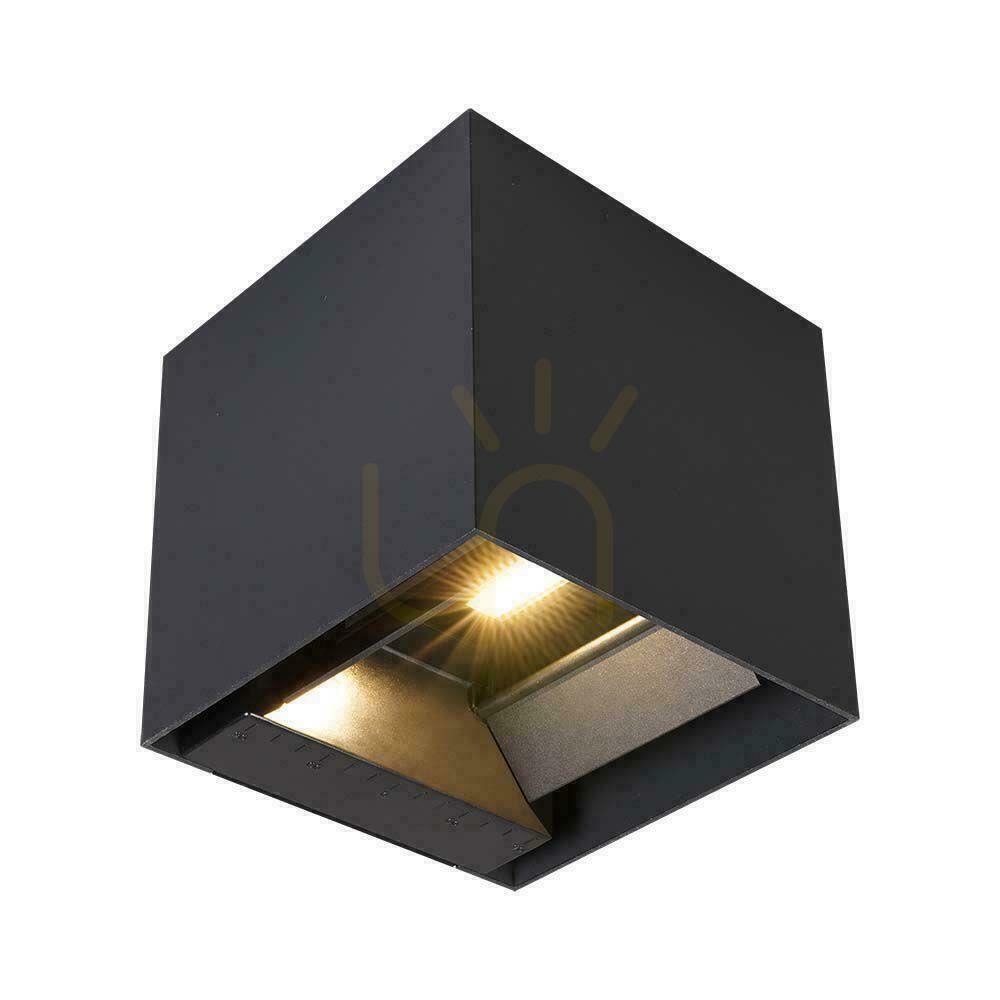 Skontrolujte Solárne nástenné svietidlo V-TAC 9 W LED COB, nastaviteľné, čierne štvorcové, 15 × 15 cm, IP65, VT-11109, 3000 K, 860 lm Solárne nástenné svietidlo V-TAC 9 W LED COB, nastaviteľné, čierne štvorcové, 15 × 15 cm, IP65, VT-11109, 3000 K, 860 lm