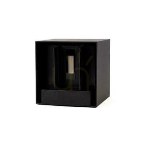 Solárne nástenné svietidlo V-TAC 9 W LED COB, nastaviteľné, čierne štvorcové, 15 × 15 cm, IP65, VT-11109, 4000 K, 860 lm small 1