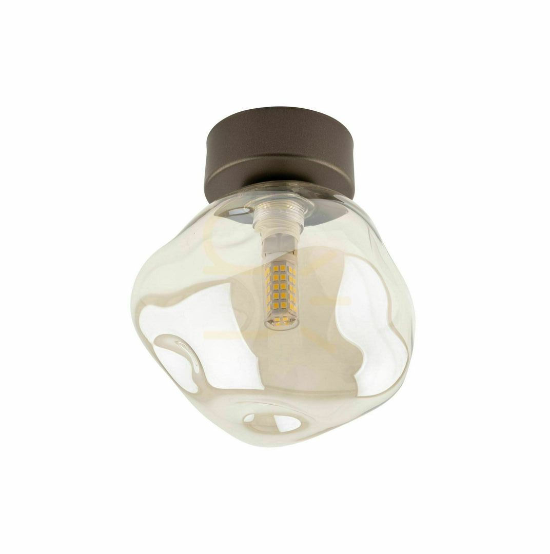 Stropné svietidlo Lava Brown 1 Xg9
