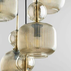 Závesné svietidlo Sophia Cognac, 5 žiaroviek Xe14 small 4