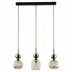 Závesné svietidlo Sophia Green Cognac, 3 x E14 small 0
