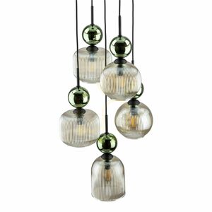 Závesné svietidlo Sophia Green Cognac, 5 žiaroviek Xe14 small 6
