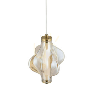 Závesné svietidlo Elva Brass 8 W LED small 3