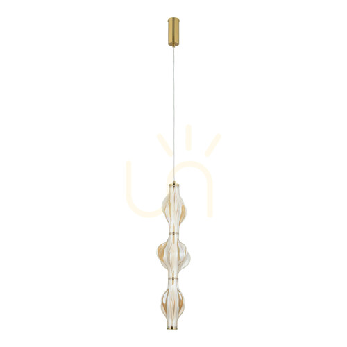 Skontrolujte Závesné svietidlo Elva Brass 22 W LED