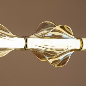 Závesné svietidlo Elva Brass 30 W LED small 4