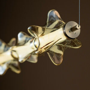 Závesné svietidlo Elva Brass 30 W LED small 6