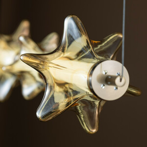 Závesné svietidlo Elva Brass 30 W LED small 7