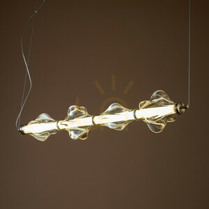 Závesné svietidlo Elva Brass 30 W LED small 9