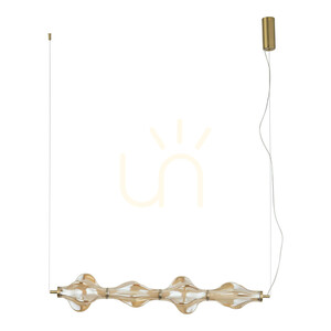 Závesné svietidlo Elva Brass 30 W LED small 0