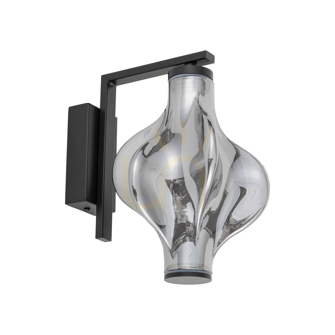 Elva Black 8 W LED Wall Sconce