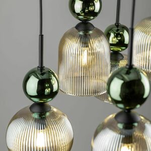 Závesné svietidlo Sophia Green Cognac, 6 ks Xe14 small 3