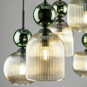 Závesné svietidlo Sophia Green Cognac, 6 ks Xe14 small 4