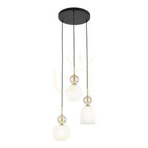 Závesné svietidlo Sophia Cognacwhite, 3 x E14 small 9