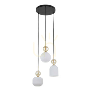 Závesné svietidlo Sophia Cognacwhite, 3 x E14 small 0