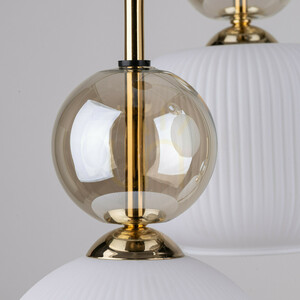 Závesné svietidlo Sophia Cognac White, 5 ks Xe14 small 5