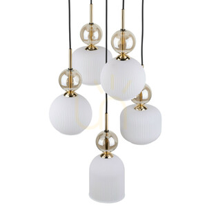 Závesné svietidlo Sophia Cognac White, 5 ks Xe14 small 7