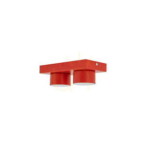 Stropné svietidlo Brix Red 2 × Xgx53 small 3