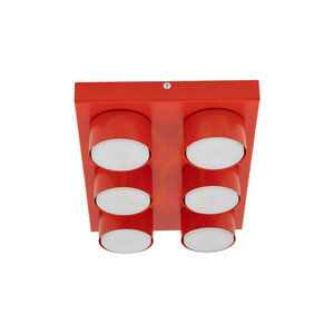 Stropné svietidlo Brix Red 6 Xgx53 small 6