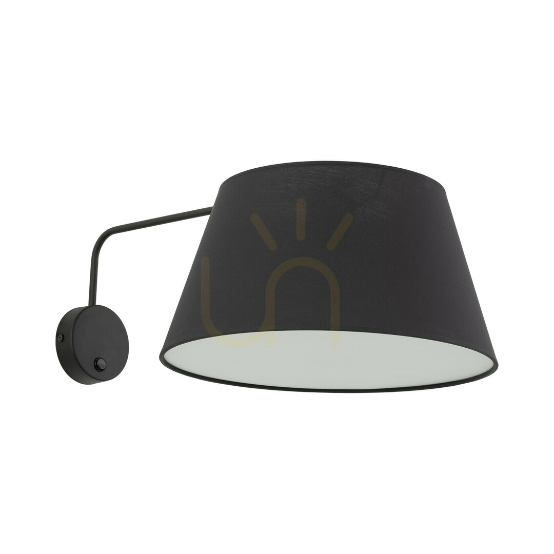 Aplică de perete Formo Black 1 Xe27