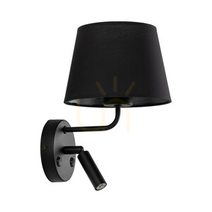 Nástenná svietidlo Maja Black 1 Xe27 / 1 Xg9 small 4