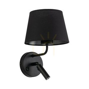Nástenná svietidlo Maja Black 1 Xe27 / 1 Xg9 small 6