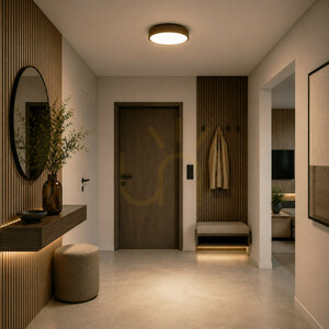 Stropné svietidlo Velis Brown 24 W LED, IP54 small 1