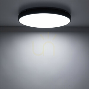 Stropné LED svietidlo Velis Black 40 W, IP54 small 3