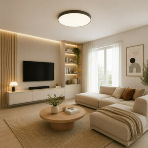 Stropné LED svietidlo Velis Brown 60 W, IP54 small 1