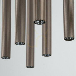 Závesné svietidlo Ferro New Brown, 10 Xg9 Strip small 2