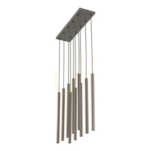 Závesné svietidlo Ferro New Brown, 10 Xg9 Strip small 5