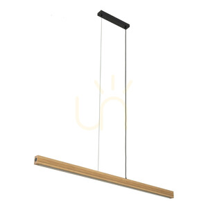 Závesné svietidlo Viga Wood LED z brúseného borovicového dreva v antickom štýle small 7