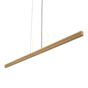 Závesné svietidlo Viga Wood LED z brúseného borovicového dreva v antickom štýle small 7