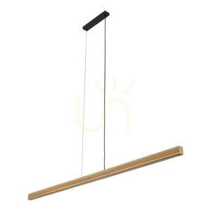 Závesné svietidlo Viga Wood LED z brúseného borovicového dreva v antickom štýle small 0