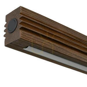 Závesné svietidlo Viga Wood LED z brúseného borovicového dreva a orechového dreva small 5