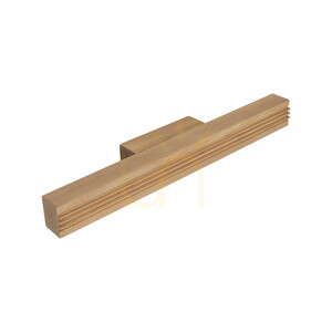 Nástenná svietidlo Viga Wood LED z brúseného borovicového dreva s patinou small 3