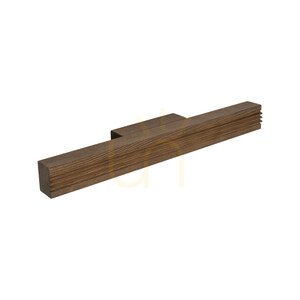 Nástenná svietidlo Viga Wood LED z brúseného borovicového dreva a orechového dreva small 3