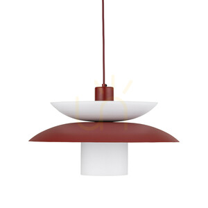 Závesné svietidlo Verado Burgundy 1 small 5