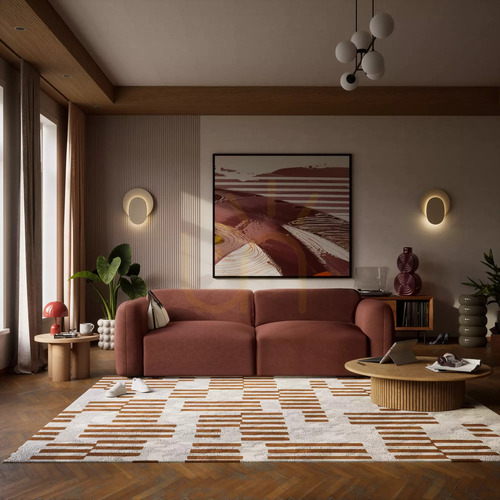 Skontrolujte Rozkladacia trojsedačka NORREBRO – Burgundy City Sofa